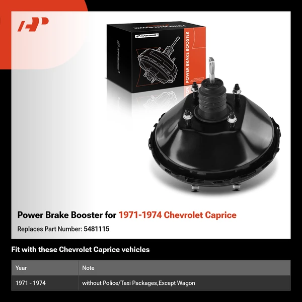 Power Brake Booster for 1971-1974 Chevrolet Caprice