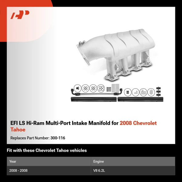 EFI LS Hi-Ram Multi-Port Intake Manifold for 2008 Chevrolet Tahoe
