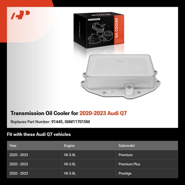 Transmission Oil Cooler for 2020-2023 Audi Q7