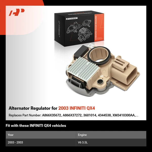 Alternator Regulator for 2003 INFINITI QX4