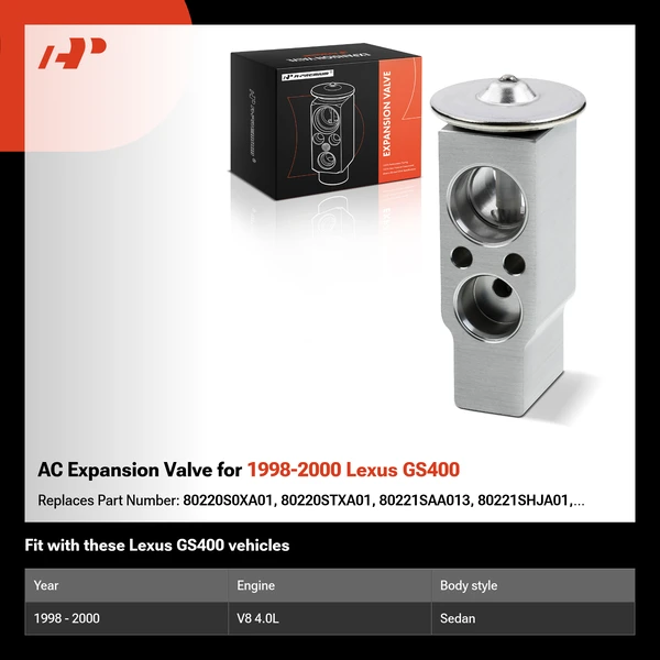AC Expansion Valve for 1998-2000 Lexus GS400