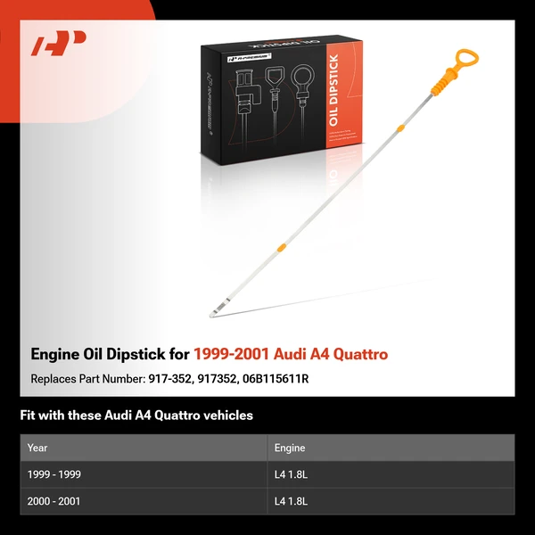 Engine Oil Dipstick for 1999-2001 Audi A4 Quattro