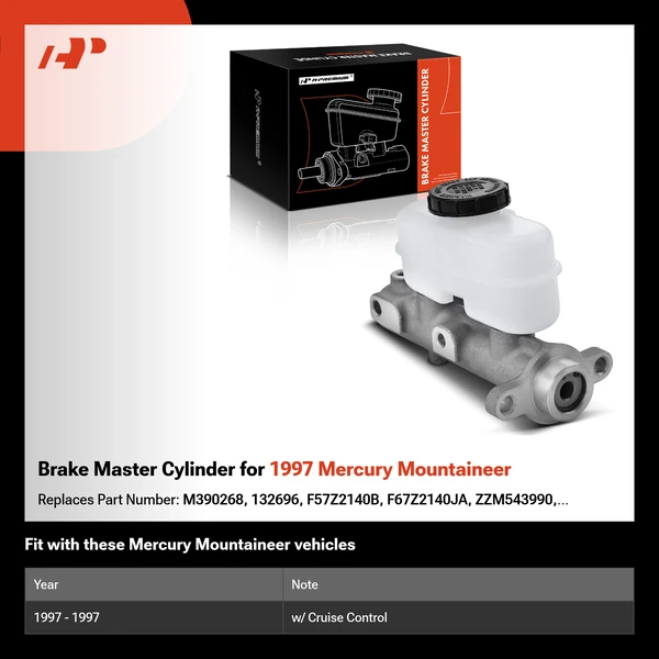 Brake Master Cylinder for 1997 Mercury Mountaineer