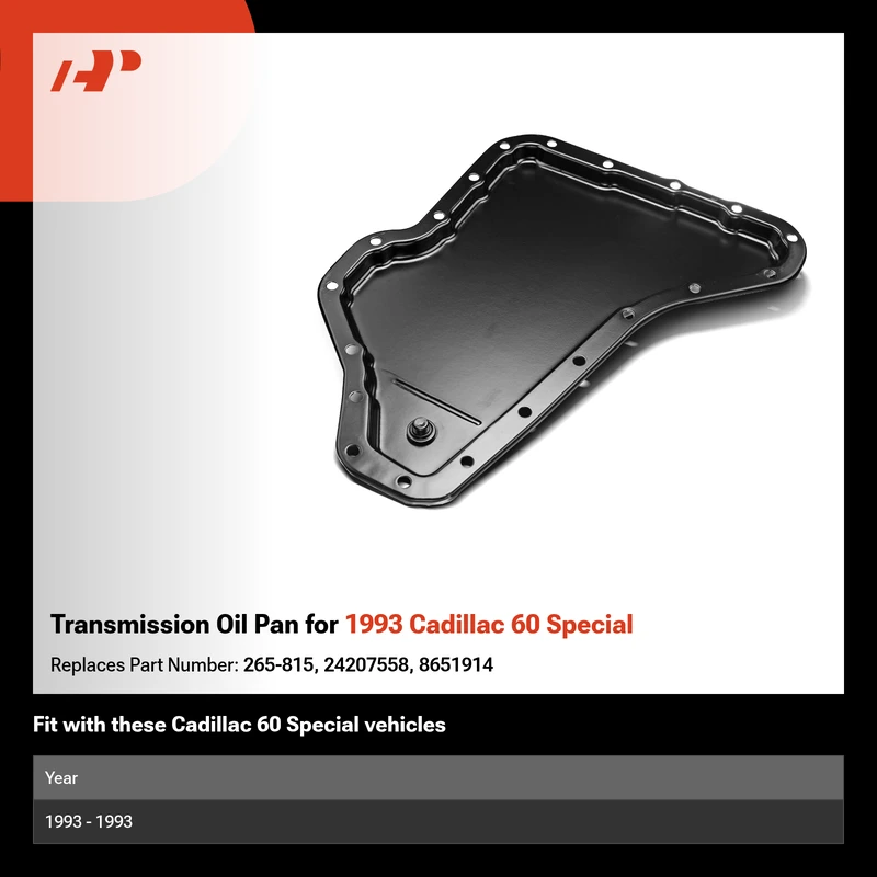 Transmission Oil Pan for 1993 Cadillac 60 Special
