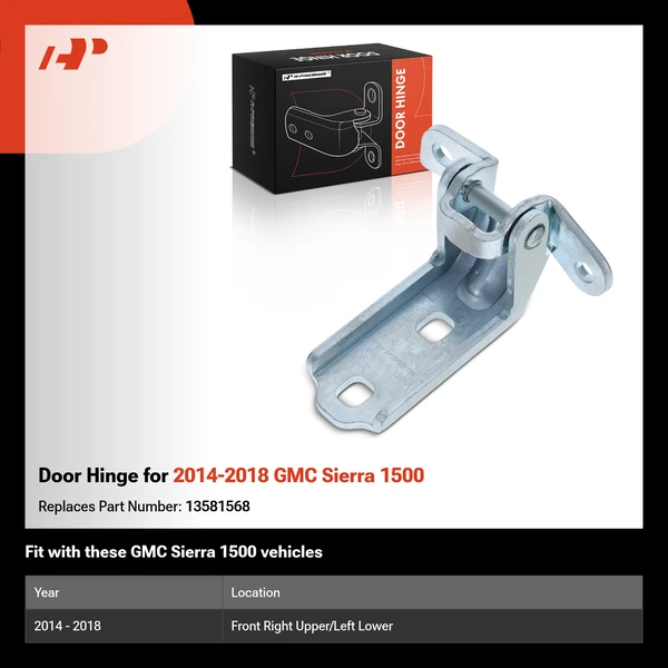 Door Hinge for 2014-2018 GMC Sierra 1500