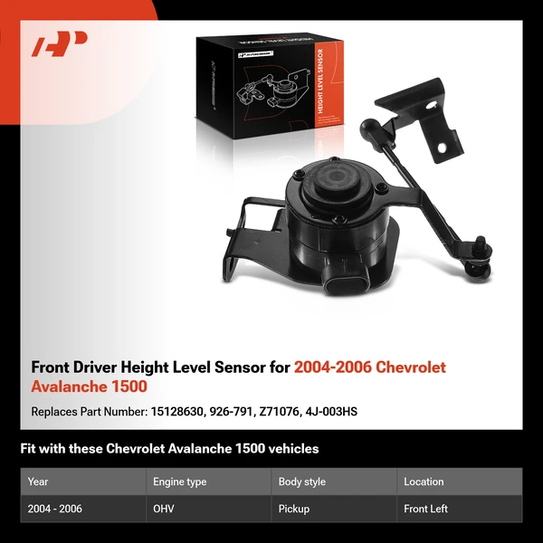 Front Driver Height Level Sensor for 2004-2006 Chevrolet Avalanche 1500