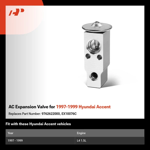 AC Expansion Valve for 1997-1999 Hyundai Accent