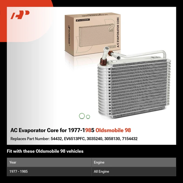 AC Evaporator Core for 1977-1985 Oldsmobile 98