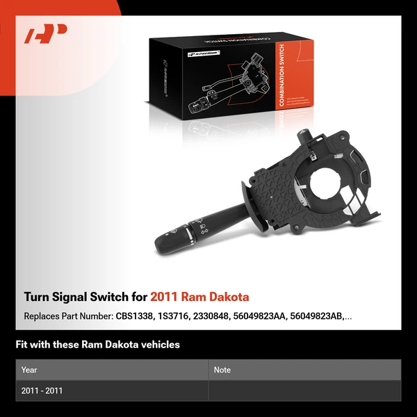 Turn Signal Switch for 2011 Ram Dakota