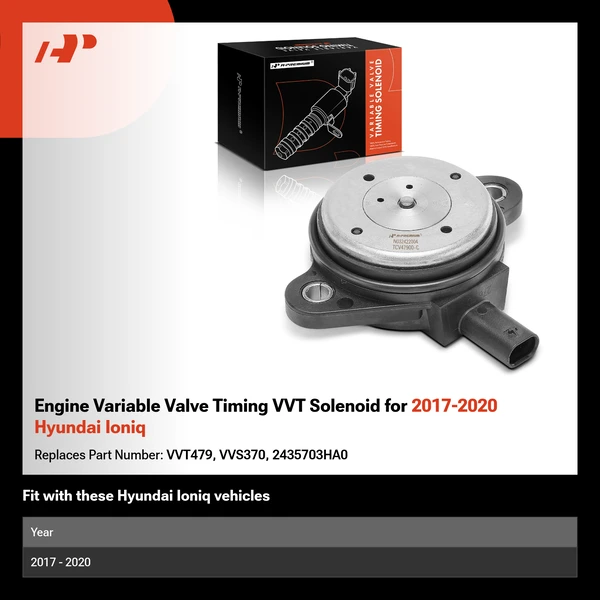 Engine Variable Valve Timing VVT Solenoid for 2017-2020 Hyundai Ioniq