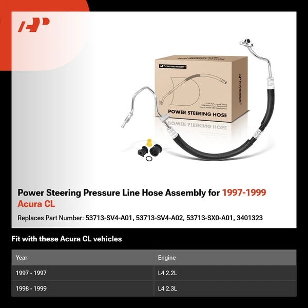 Power Steering Pressure Line Hose Assembly for 1997-1999 Acura CL