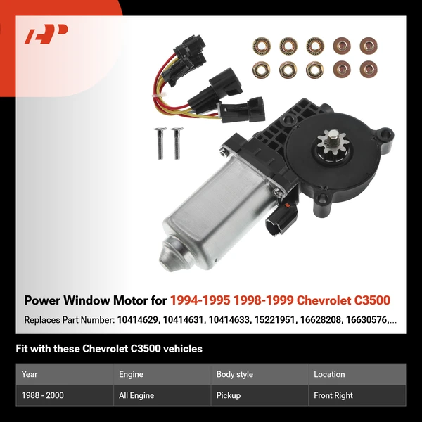 Power Window Motor for 1994-1995 1998-1999 Chevrolet C3500