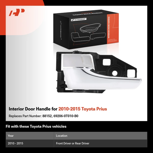 Interior Door Handle for 2010-2015 Toyota Prius