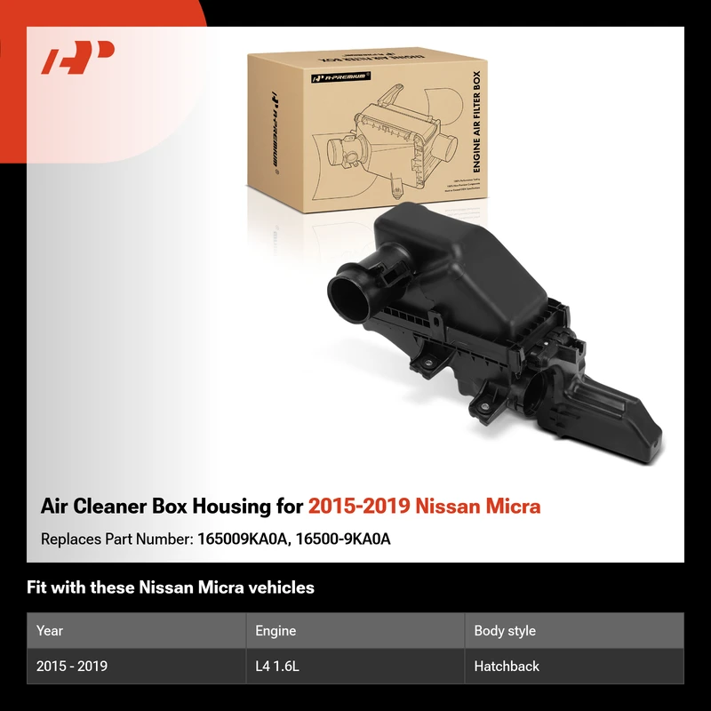 Air Cleaner Box Housing for 2015-2019 Nissan Micra