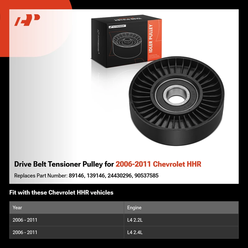 Drive Belt Tensioner Pulley for 2006-2011 Chevrolet HHR
