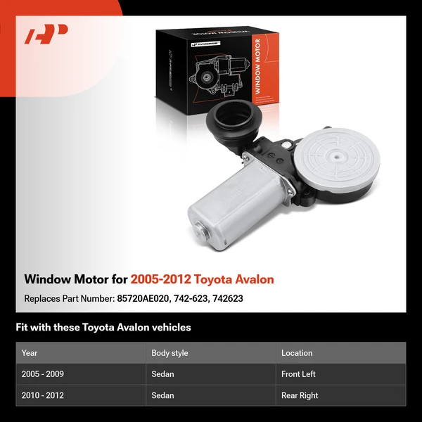 Window Motor for 2005-2012 Toyota Avalon
