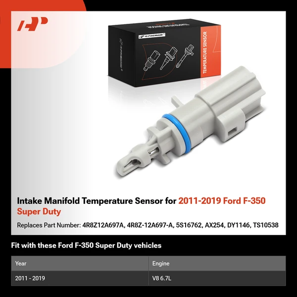 Intake Manifold Temperature Sensor for 2011-2019 Ford F-350 Super Duty