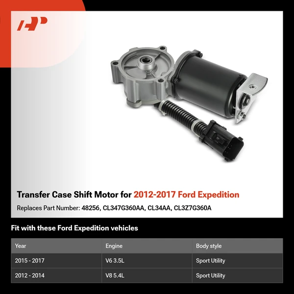 Transfer Case Shift Motor for 2012-2017 Ford Expedition