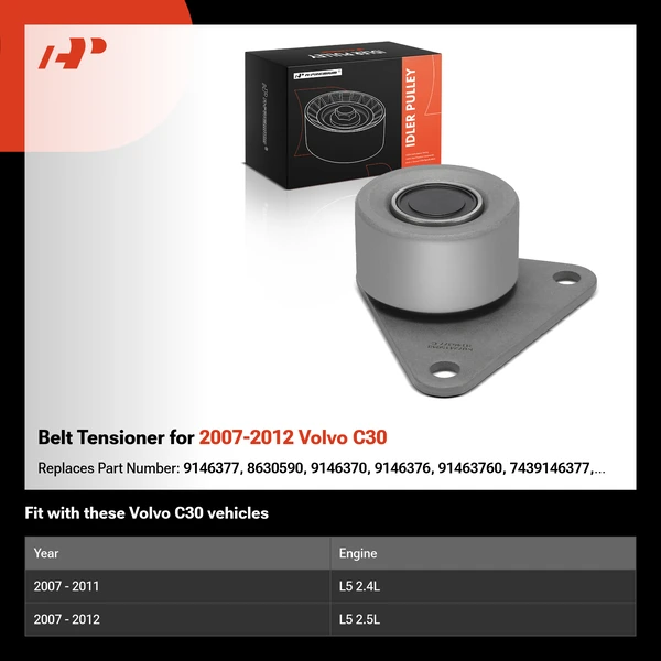 Belt Tensioner for 2007-2012 Volvo C30