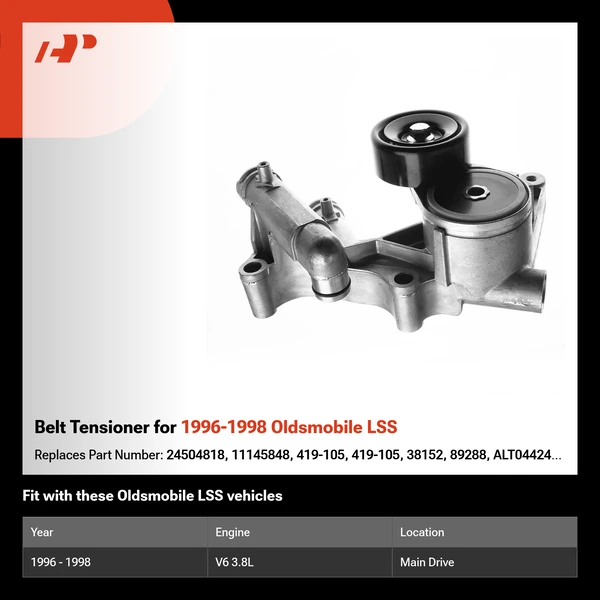 Belt Tensioner for 1996-1998 Oldsmobile LSS