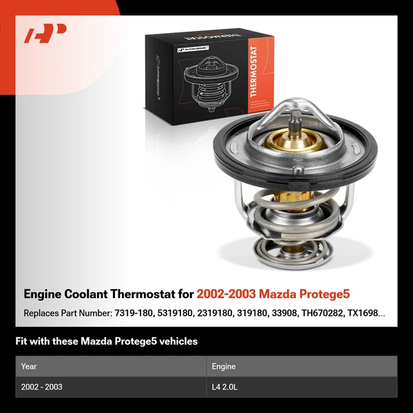 Engine Coolant Thermostat for 2002-2003 Mazda Protege5