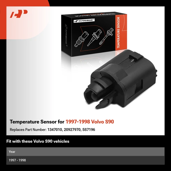 Temperature Sensor for 1997-1998 Volvo S90