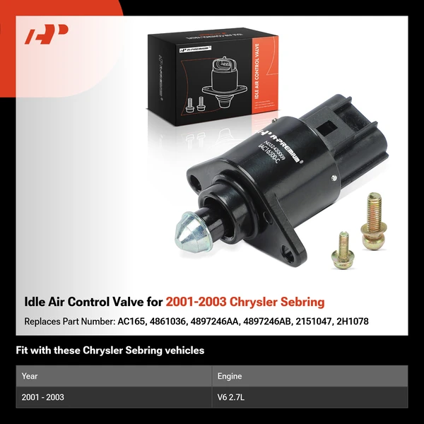 Idle Air Control Valve for 2001-2003 Chrysler Sebring