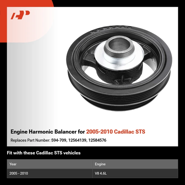 Engine Harmonic Balancer for 2005-2010 Cadillac STS