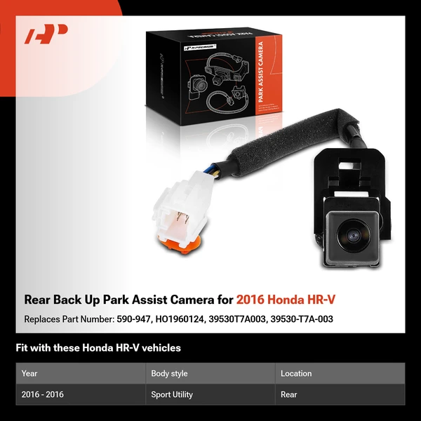 Rear Back Up Park Assist Camera for 2016 Honda HR-V