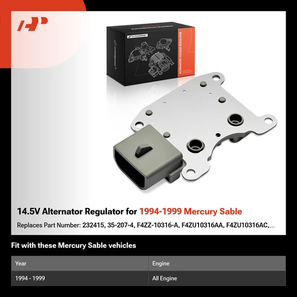 14.5V Alternator Regulator for 1994-1999 Mercury Sable