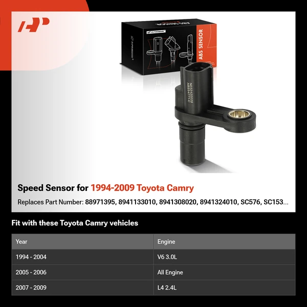 Speed Sensor for 1994-2009 Toyota Camry