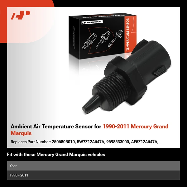 Ambient Air Temperature Sensor for 1990-2011 Mercury Grand Marquis