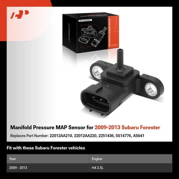 Manifold Pressure MAP Sensor for 2009-2013 Subaru Forester