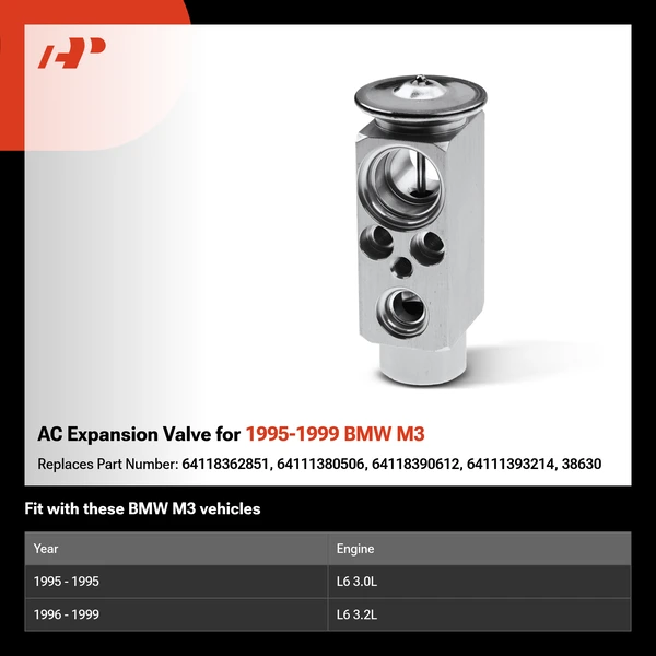 AC Expansion Valve for 1995-1999 BMW M3