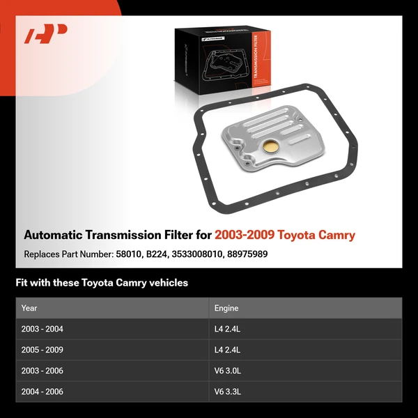 Automatic Transmission Filter for 2003-2009 Toyota Camry