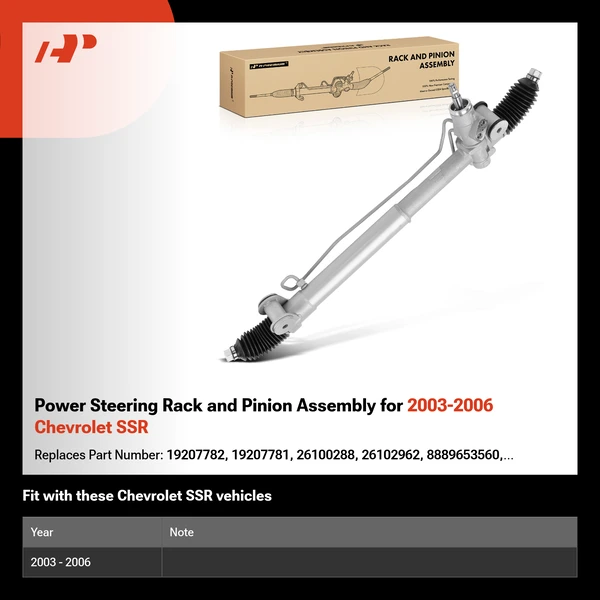 Power Steering Rack and Pinion Assembly for 2003-2006 Chevrolet SSR