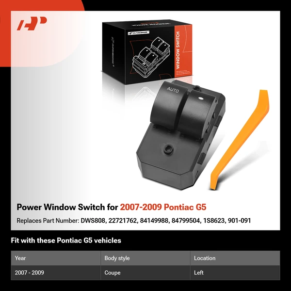 Power Window Switch for 2007-2009 Pontiac G5