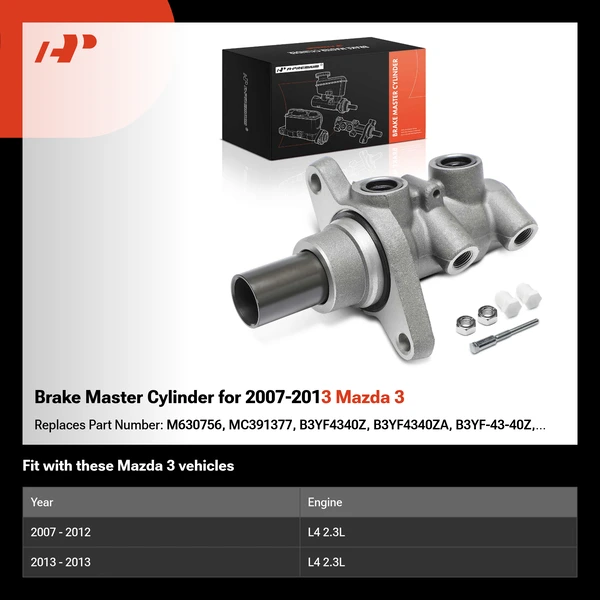 Brake Master Cylinder for 2007-2013 Mazda 3