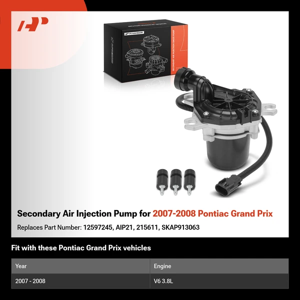 Secondary Air Injection Pump for 2007-2008 Pontiac Grand Prix