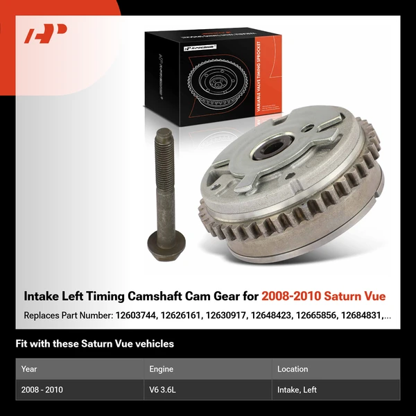 Intake Left Timing Camshaft Cam Gear for 2008-2010 Saturn Vue