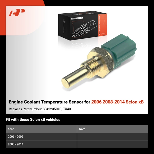 Engine Coolant Temperature Sensor for 2006 2008-2014 Scion xB