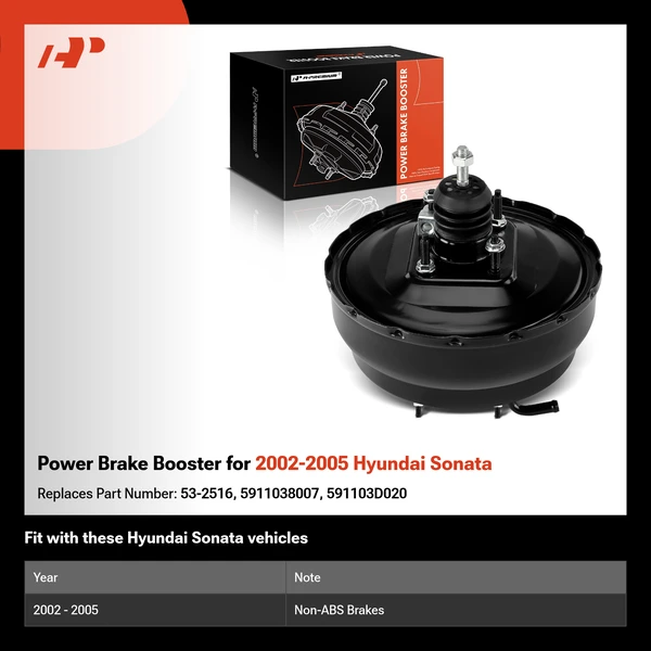 Power Brake Booster for 2002-2005 Hyundai Sonata