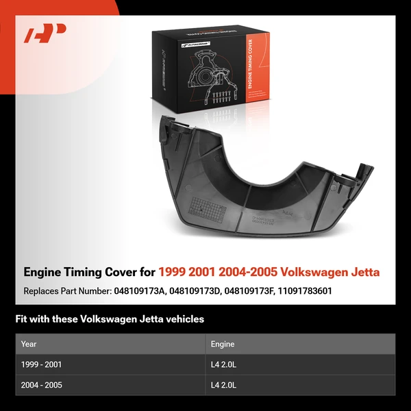 Engine Timing Cover for 1999 2001 2004-2005 Volkswagen Jetta