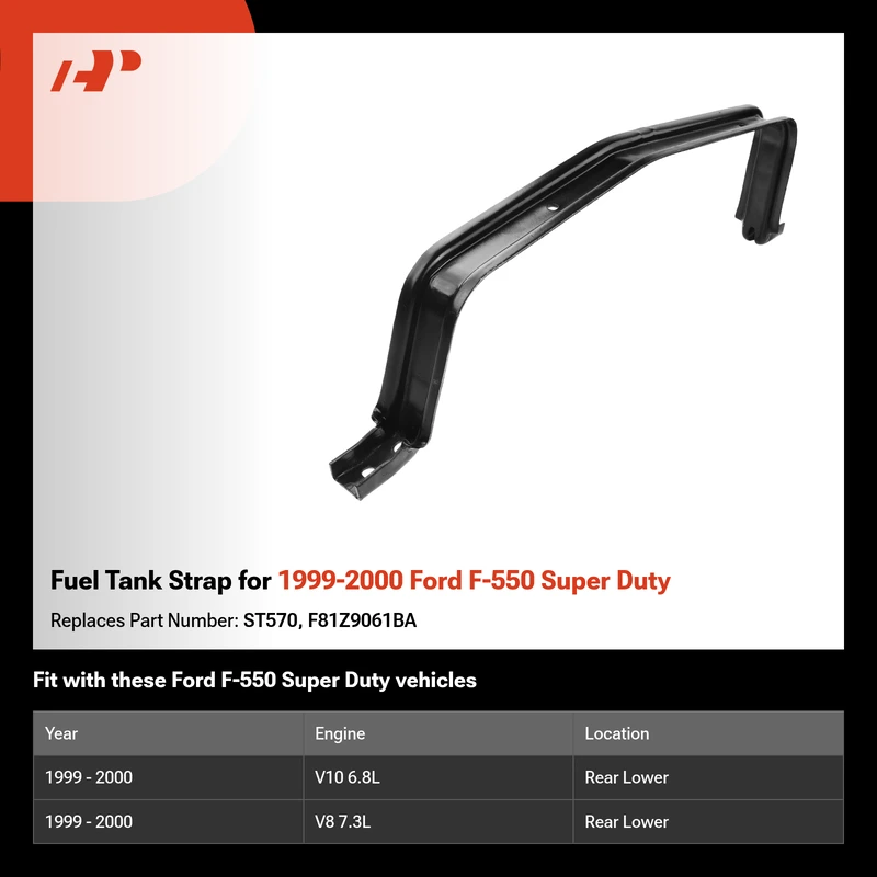 Fuel Tank Strap for 1999-2000 Ford F-550 Super Duty