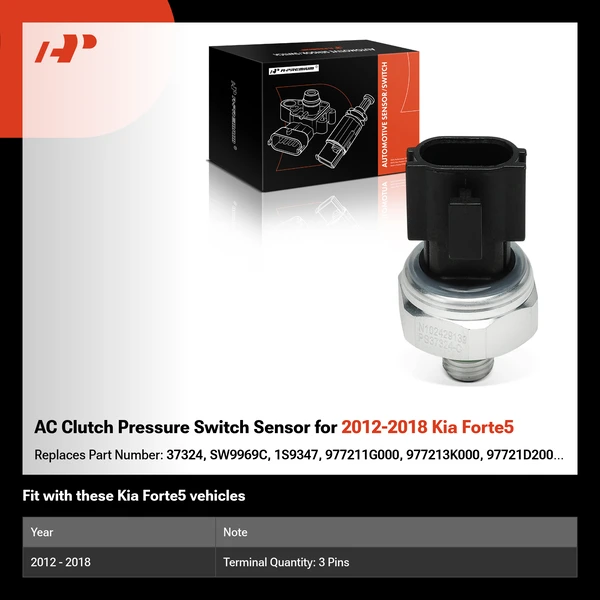 AC Clutch Pressure Switch Sensor for 2012-2018 Kia Forte5