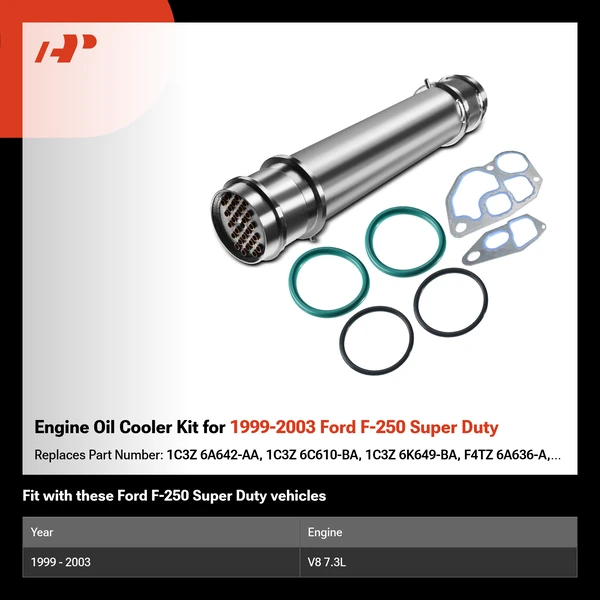 Engine Oil Cooler Kit for 1999-2003 Ford F-250 Super Duty