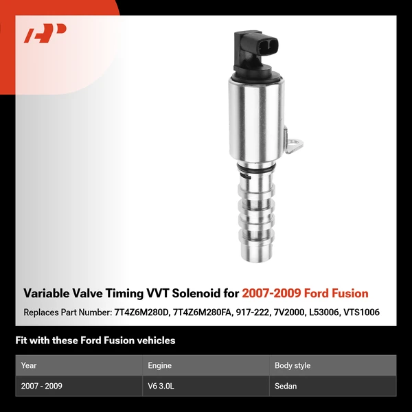 Variable Valve Timing VVT Solenoid for 2007-2009 Ford Fusion