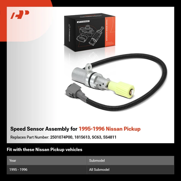 Speed Sensor Assembly for 1995-1996 Nissan Pickup