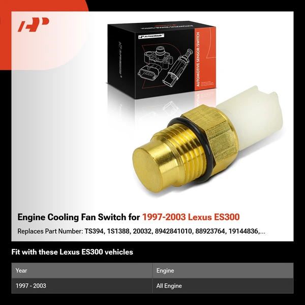 Engine Cooling Fan Switch for 1997-2003 Lexus ES300