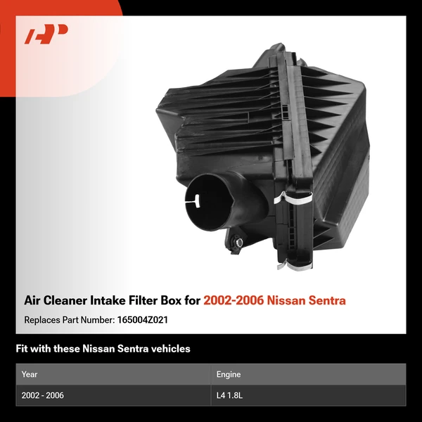 Air Cleaner Intake Filter Box for 2002-2006 Nissan Sentra